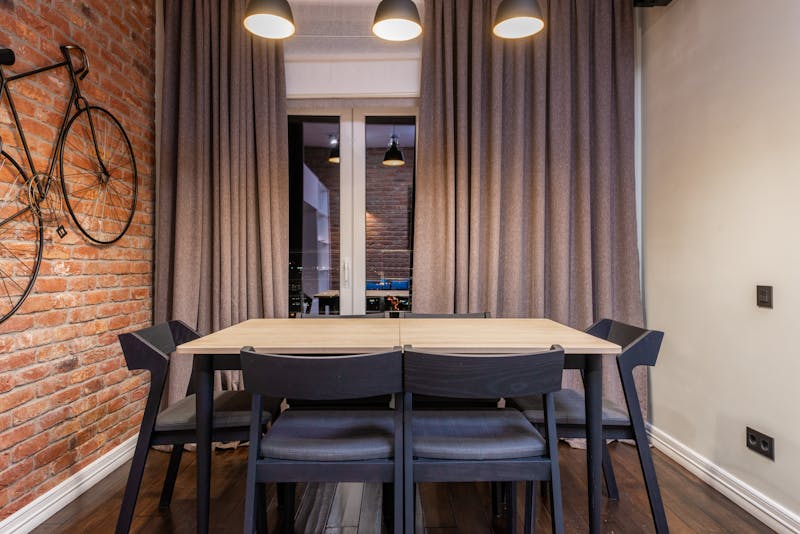 Catering setup at event